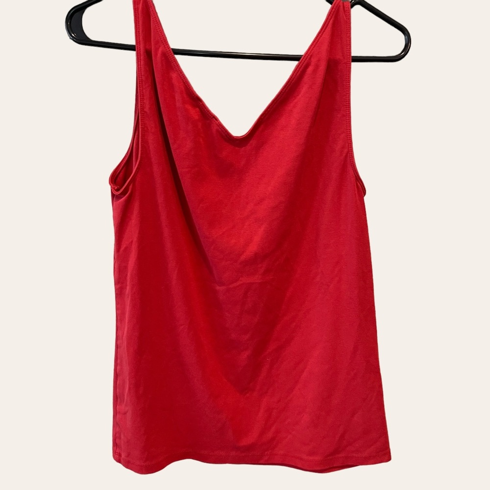 Ann Taylor | V Neck Rust Tank | Size L